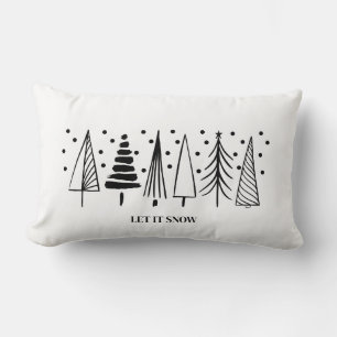 Lumber Cushion - Let it Snow Pine Tree's
