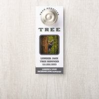 *~*  Lumber Jack Tree Services QR Door