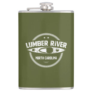 Lumber River, North Carolina Hip Flask