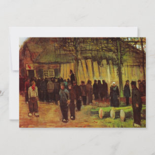 Lumber Sale by Vincent van Gogh Invitation