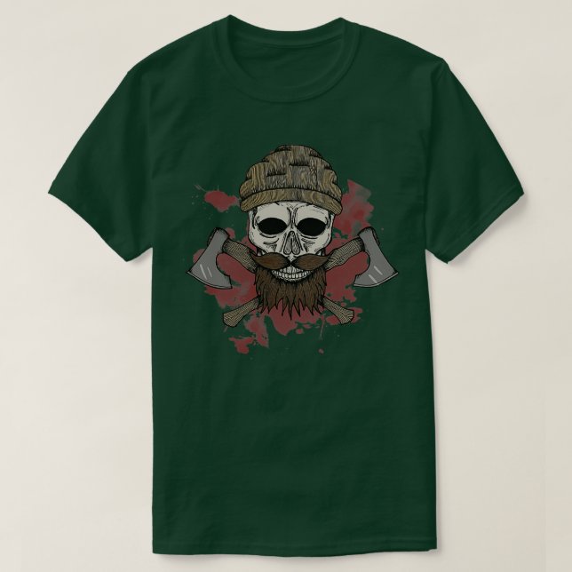 Lumber Skull T-Shirt (Design Front)