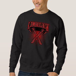 Lumberjack Axe Flannel Plaid Style Logging Arboris Sweatshirt