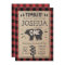 Lumberjack Birthday Invitation Woodland Birthday