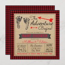 Lumberjack Buffalo Plaid Boys Boho Baby Shower
