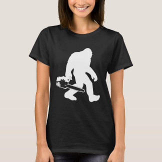Lumberjack Chainsaw Sasquatch Logger T-Shirt