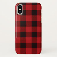 Lumberjack Country Christmas Red buffalo plaid