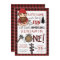 Lumberjack First Birthday Invitation, 1st Invite