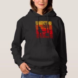 Lumberjack Forestry Chainsaw Vintage Retro Hoodie