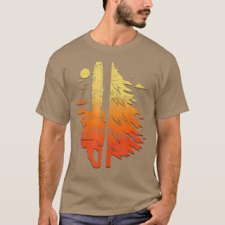 Lumberjack Gift for Forest Worker Pine Chainsaw T-Shirt