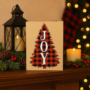 Lumberjack Joy Christmas Holiday Card