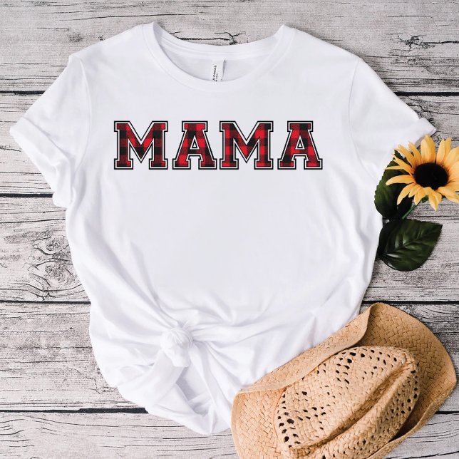 LUMBERJACK Mama | Red Flannel T-Shirt (Creator Uploaded)