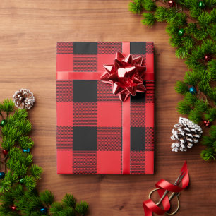 Lumberjack Plaid Seamless Pattern  Wrapping Paper