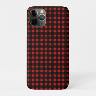 Lumberjack Print Red Black Winter Buffalo Plaid Case-Mate iPhone Case