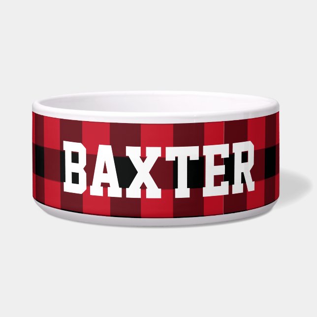 Lumberjack Red Buffalo Plaid Custom Name (Front)