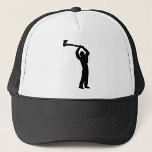 lumberjack shape trucker hat