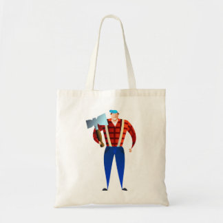 Lumberjack Tote Bag