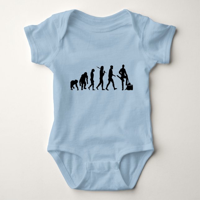Lumberjack tree feller loggers bunyan gifts baby bodysuit (Front)
