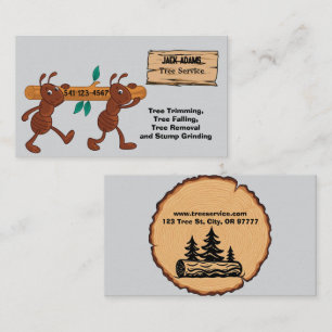 Lumberjack Tree Service Business Card