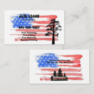 Lumberjack Tree Service Business Card