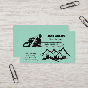 Lumberjack Tree Service Business Card
