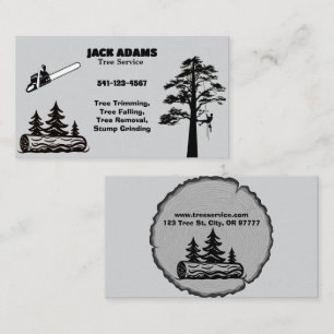 Lumberjack Tree Service Business Card