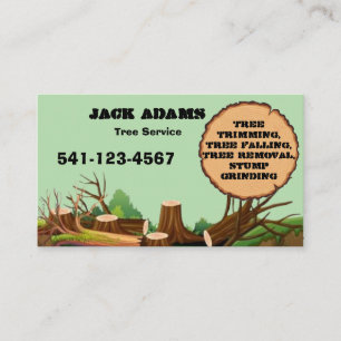 Lumberjack Tree Service Business Card