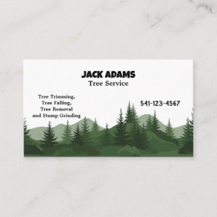 Lumberjack Tree Service Business Card