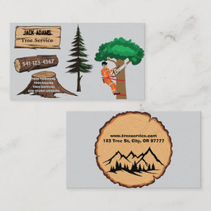 Lumberjack Tree Service Business Card