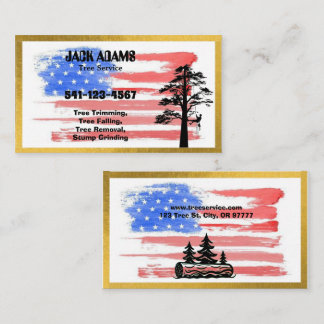 Lumberjack Tree Service Business Card