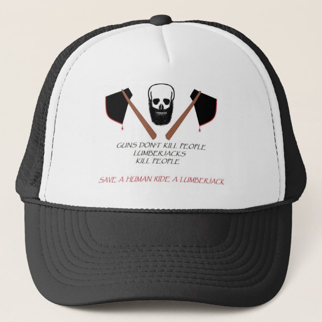 LUMBERJACK TRUCKER HAT (Front)