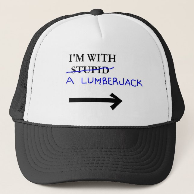 lumberjack trucker hat (Front)