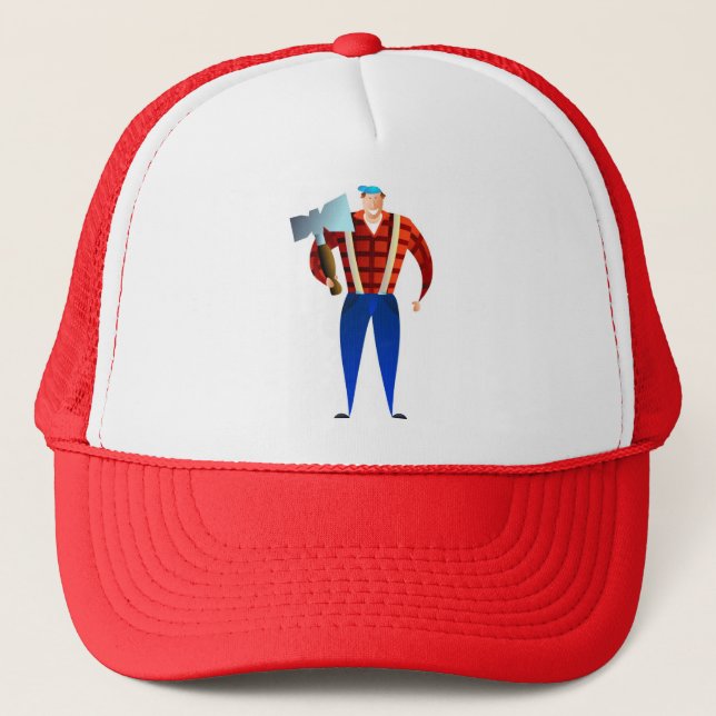 Lumberjack Trucker Hat (Front)