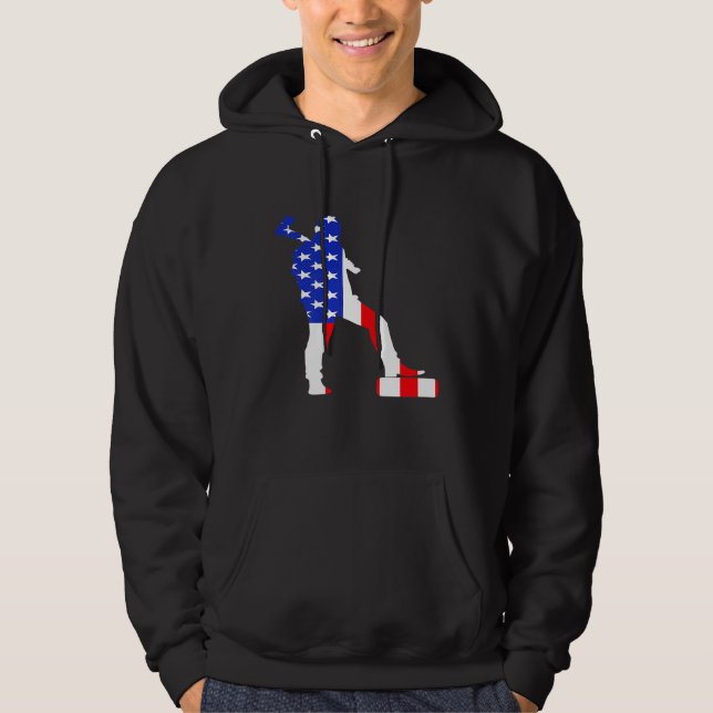 Lumberjack Usa Flag American Inside Me Forest Wood Hoodie (Front)