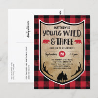 Lumberjack Young Wild and Three Birthday Party