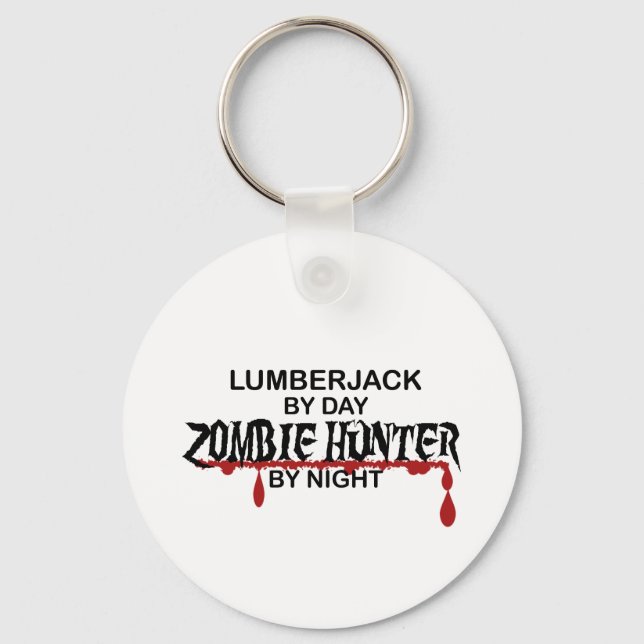 Lumberjack Zombie Hunter Key Ring (Front)