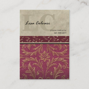 Lumiére Professional Custom Baroque Business Card