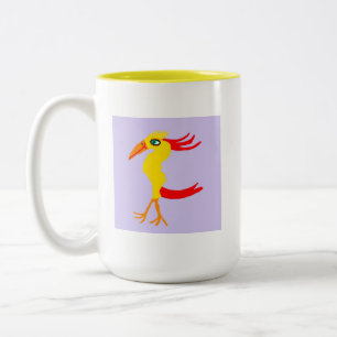 Lumilla The Strutting Chicken 🐓 Two-Tone Coffee Mug