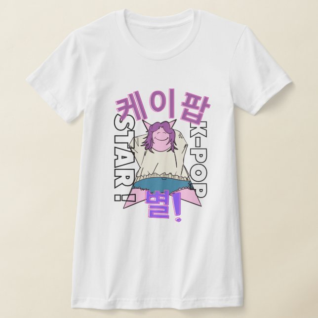 LUMINA K-Pop Idol Apparel  T-Shirt (Laydown)