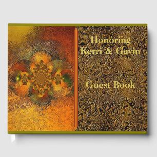 "Luminaries" (Fall) Wedding Guest Book