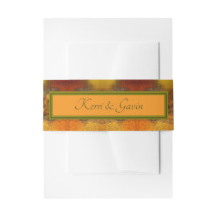 "Luminaries" (Fall) Wedding Invitation Belly Band