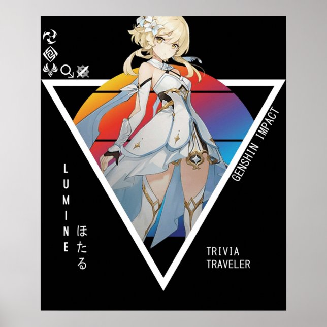 Lumine Genshin Impact Poster (Front)