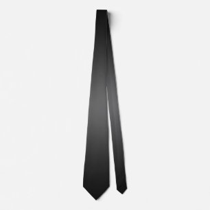 Luminescent Grey Gradient Ombre Neck Tie