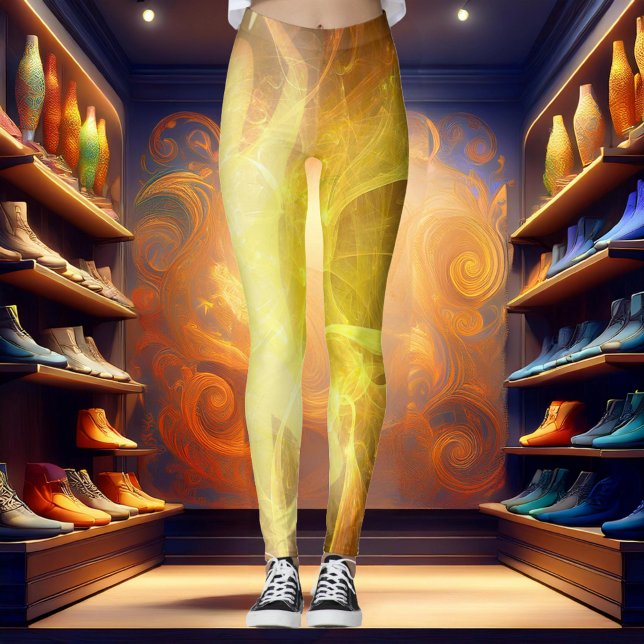 Luminescent Resilience Gold Leggings (Creator Uploaded)