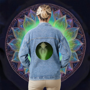 Luminescent Resilience Green Denim Jacket
