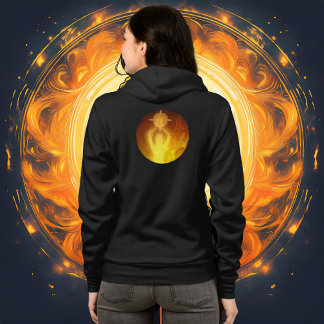 Luminescent Resilience Orange Hoodie