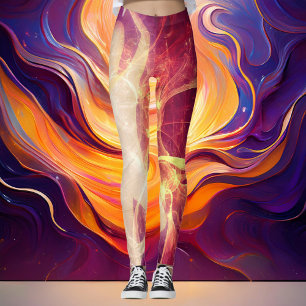 Luminescent Resilience Purple Leggings