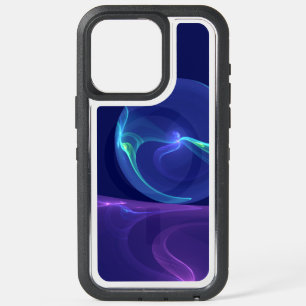 Luminous Blue Purple Dream Abstract Fractal Art