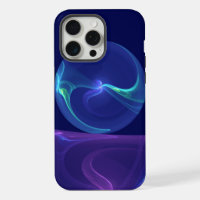 Luminous Blue Purple Dream Abstract Fractal Art