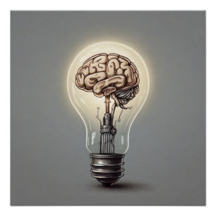 luminous brain poster