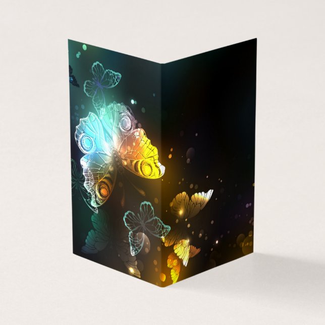 Luminous Butterfly and Night butterflies (Outside)